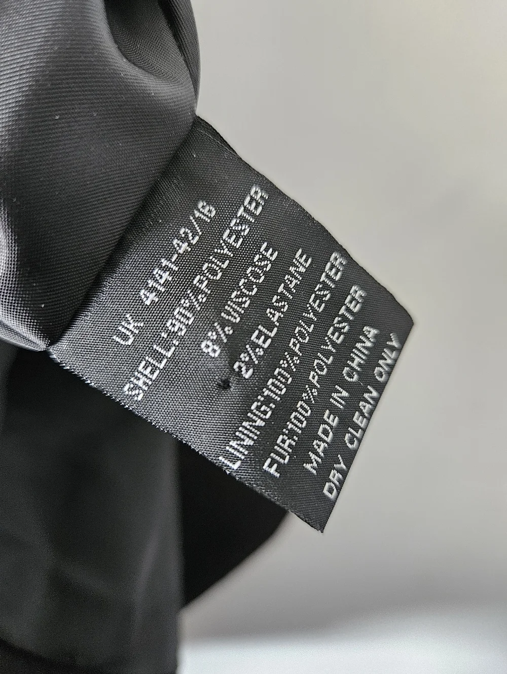 Hell Bunny Vintage Style Milan Coat Size L Black Structured Pea Coat Victorian - Picture 4 of 4